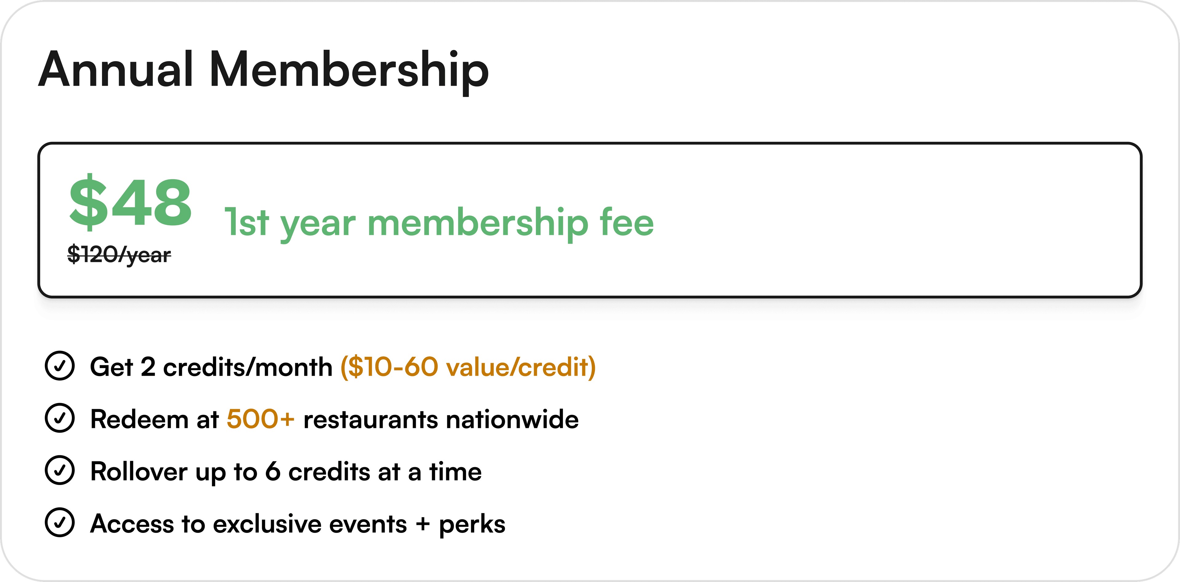 Offline membership
