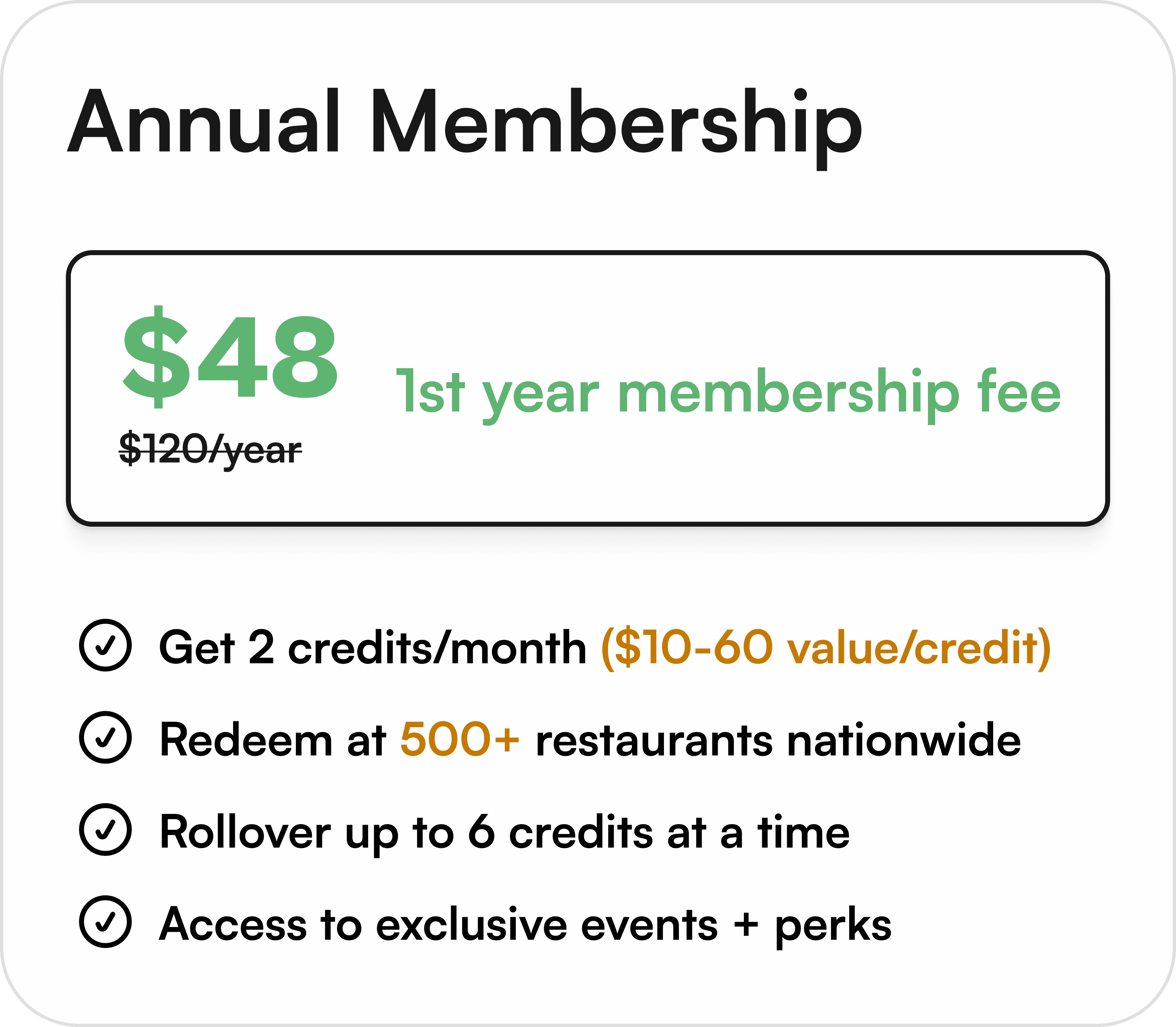 Offline membership